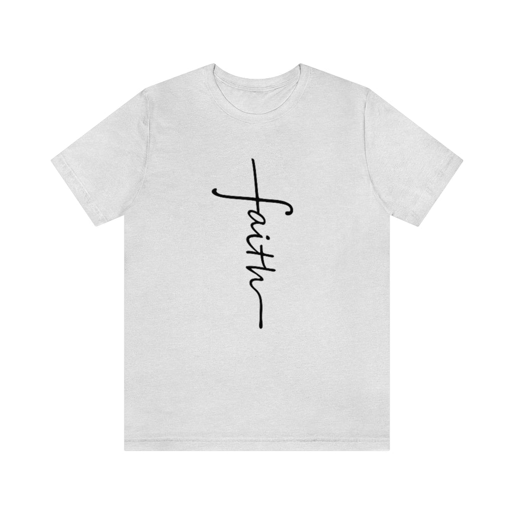 Faith | Mens/Unisex Short Sleeve T-Shirt - Rise of The New Media