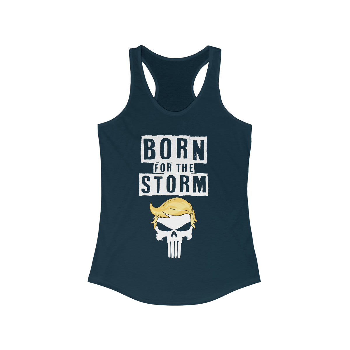 Born For The Storm | Women's Racerback Tank - Rise of The New Media
