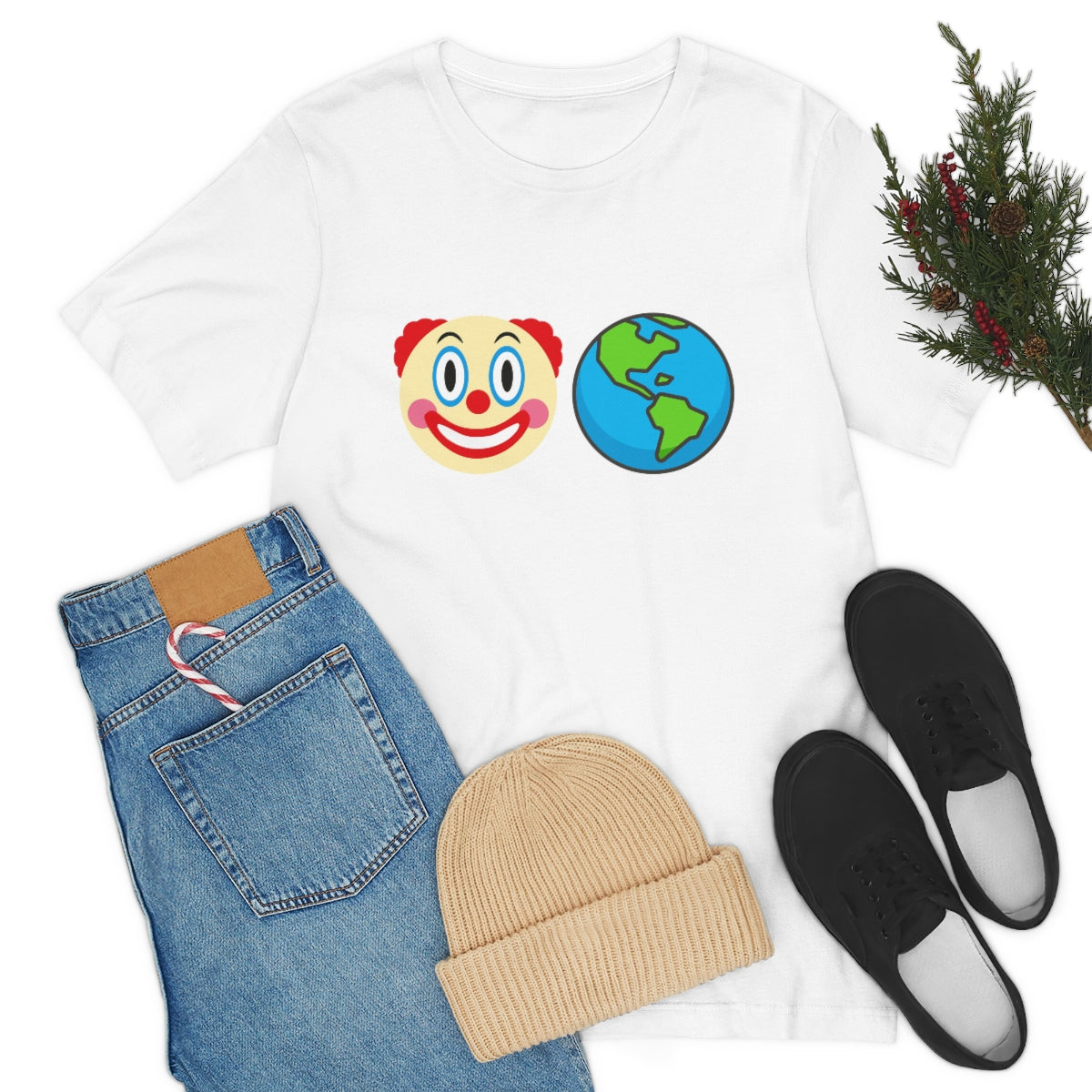 Clown World | Mens/Unisex Short Sleeve T-Shirt - Rise of The New Media