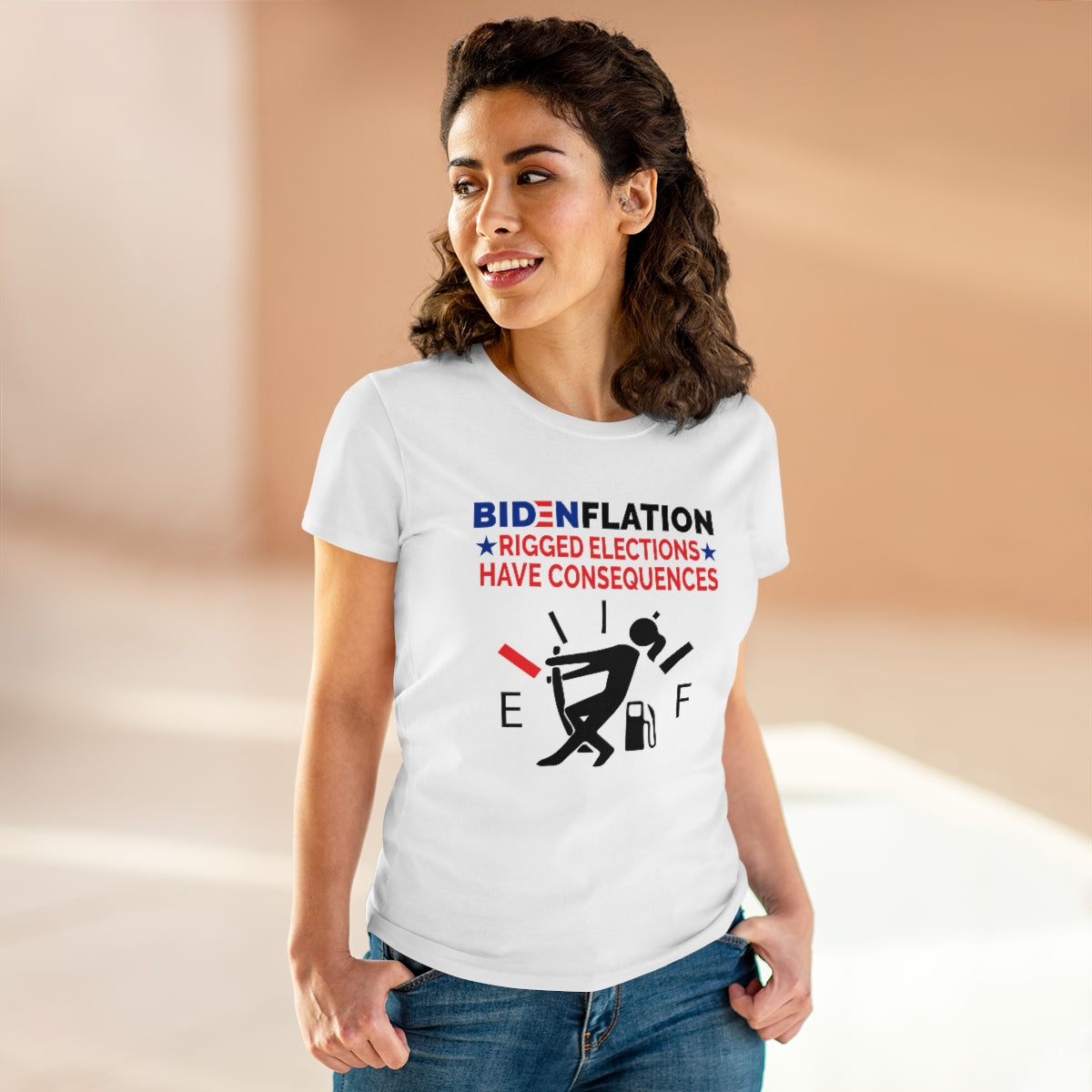 Bidenflation | Women's Tee - Rise of The New Media