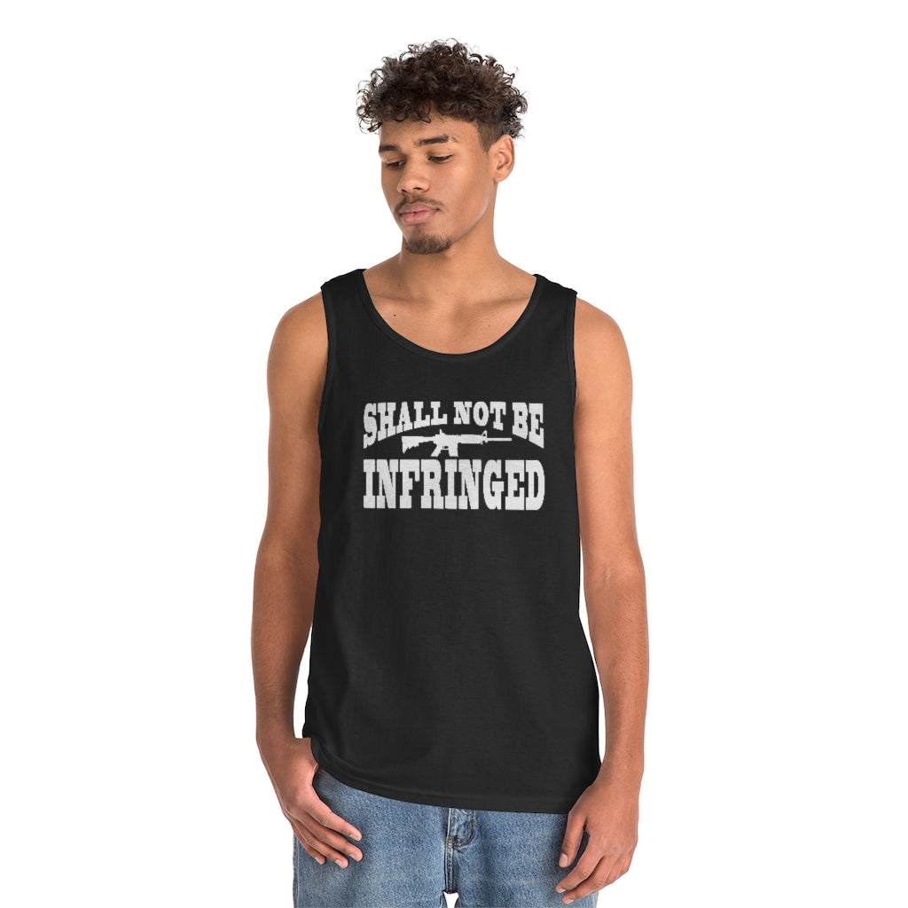 Shall Not Be Infringed | Men's Heavy Cotton Tank Top - Rise of The New Media