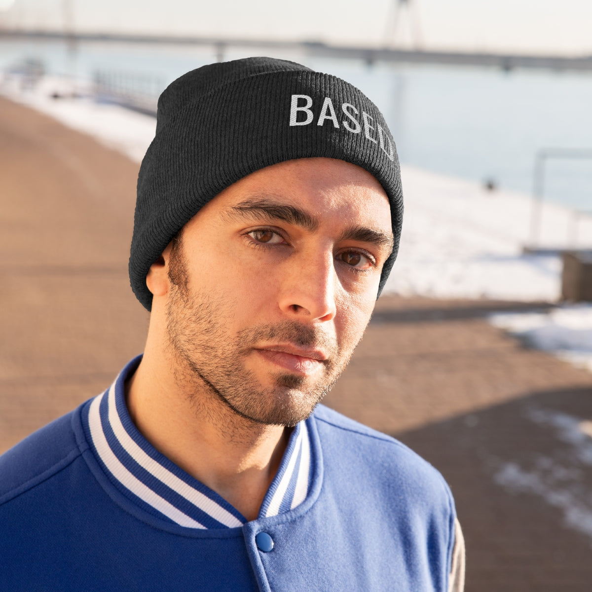 Based Black Beanie Hat - Rise of The New Media