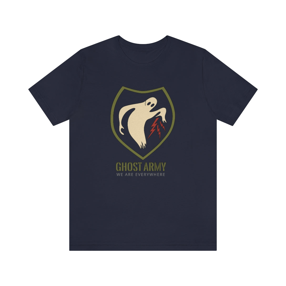 Ghost Army - We Are Everywhere | Mens/Unisex Short Sleeve T-Shirt - Rise of The New Media