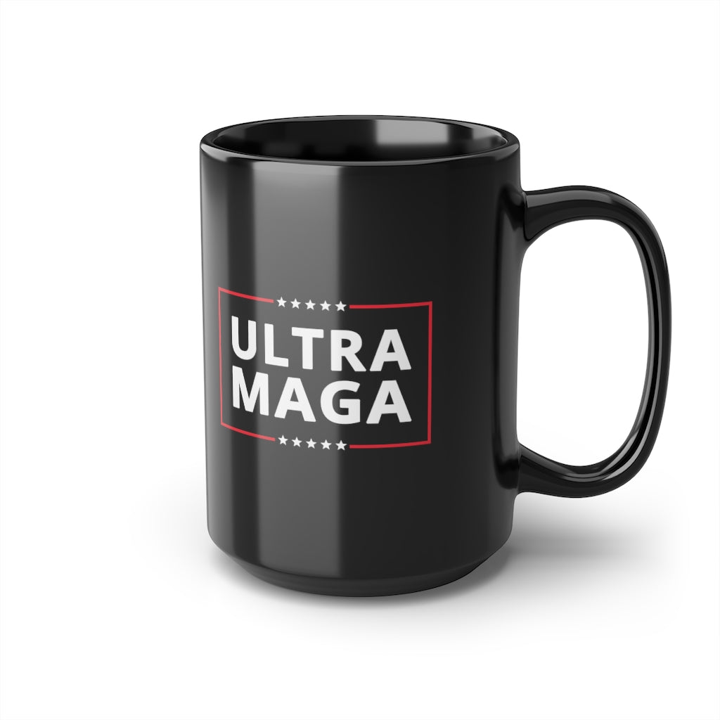 Ultra Maga | 15oz Black Mug - Rise of The New Media
