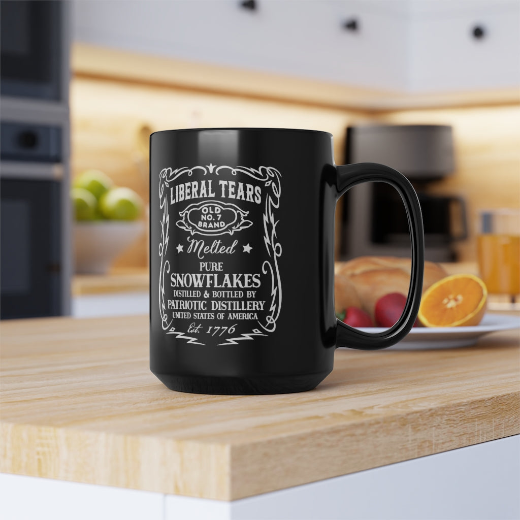 Liberal Tears | 15oz Black Mug - Rise of The New Media