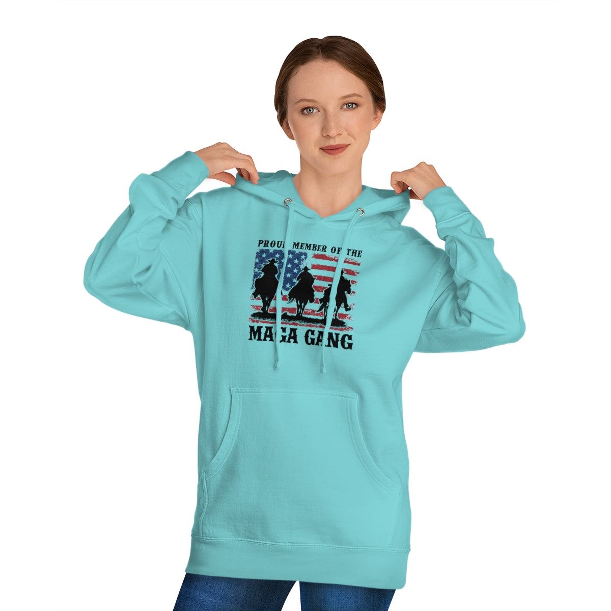 MAGA Gang | Unisex Hooded Sweatshirt - Rise of The New Media