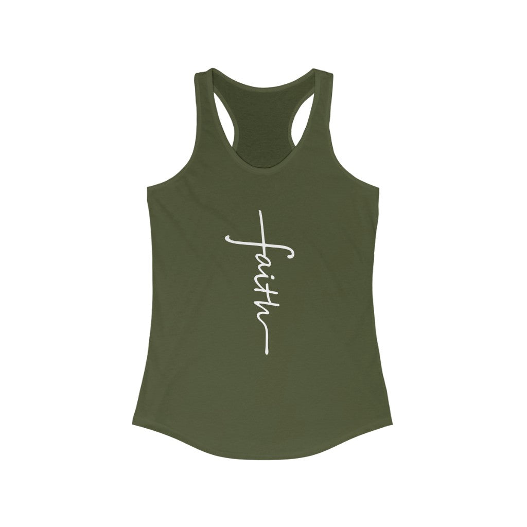 Faith | Women's Racerback Tank - Rise of The New Media