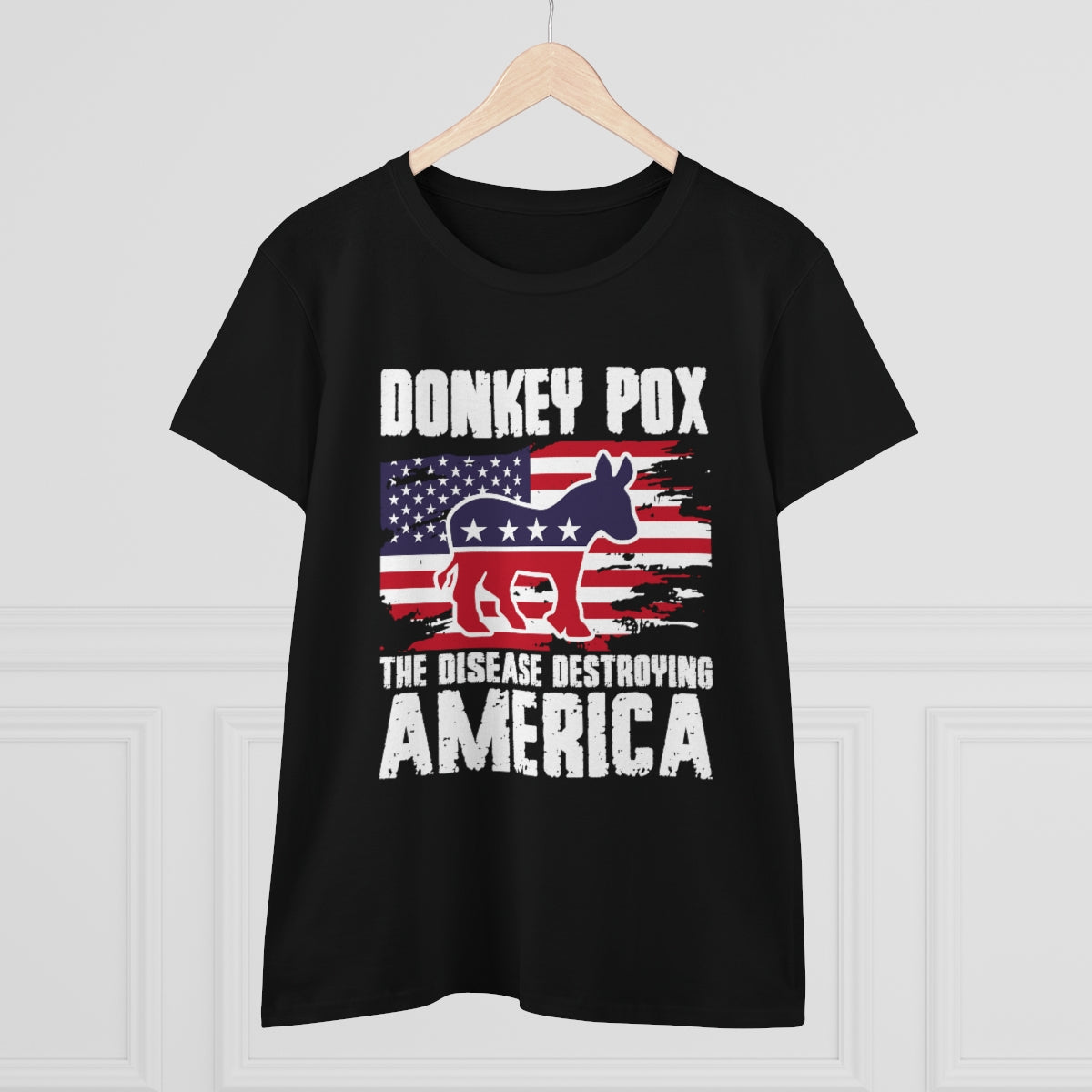 Donkey Pox The Disease Destroying America | Women's Tee - Rise of The New Media