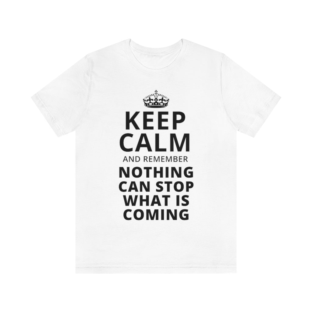 Keep Calm and Remember... | Mens/Unisex Short Sleeve T-Shirt - Rise of The New Media