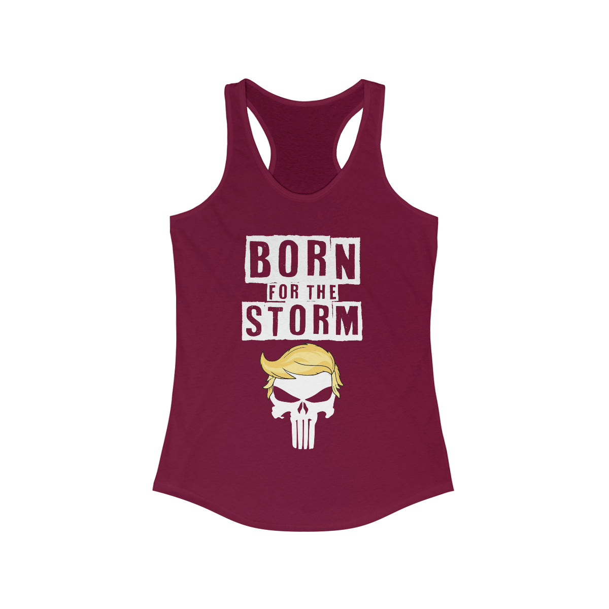 Born For The Storm | Women's Racerback Tank - Rise of The New Media