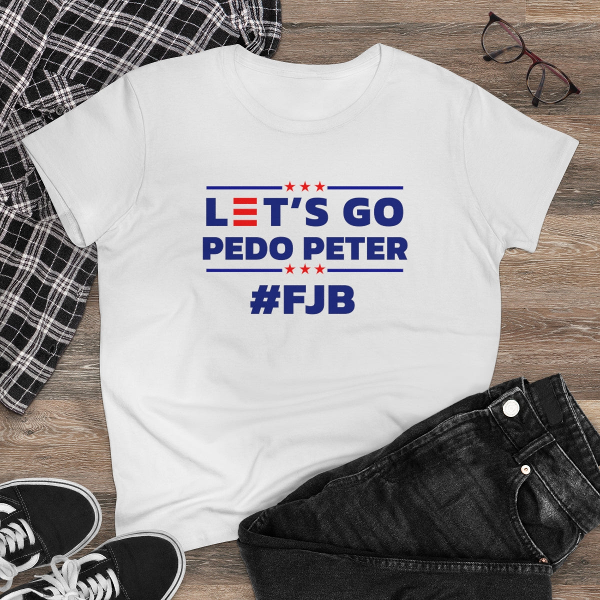 Let's Go Pedo Peter | Women's Tee - Rise of The New Media