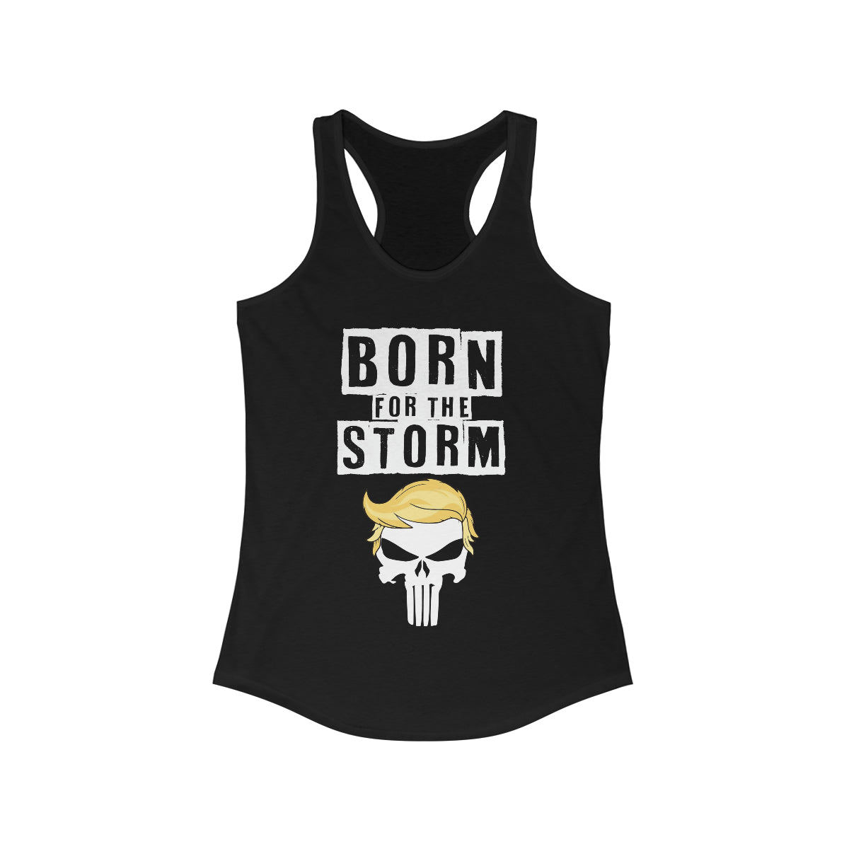 Born For The Storm | Women's Racerback Tank - Rise of The New Media