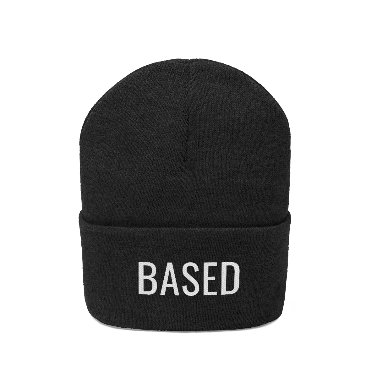 Based Black Beanie Hat - Rise of The New Media