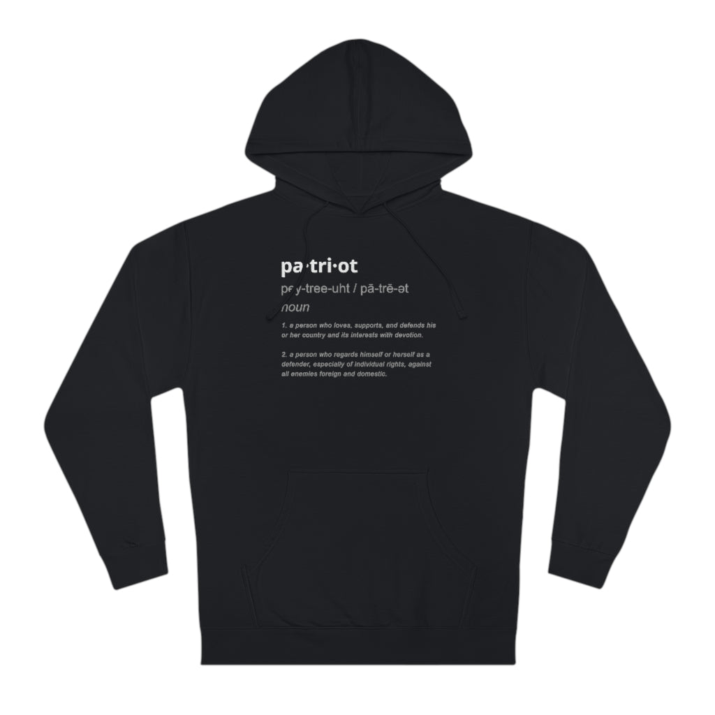 Patriot Definition | Unisex Hooded Sweatshirt - Rise of The New Media