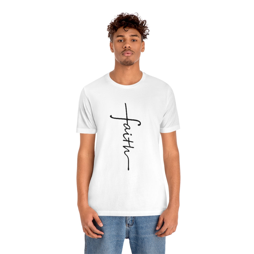 Faith | Mens/Unisex Short Sleeve T-Shirt - Rise of The New Media