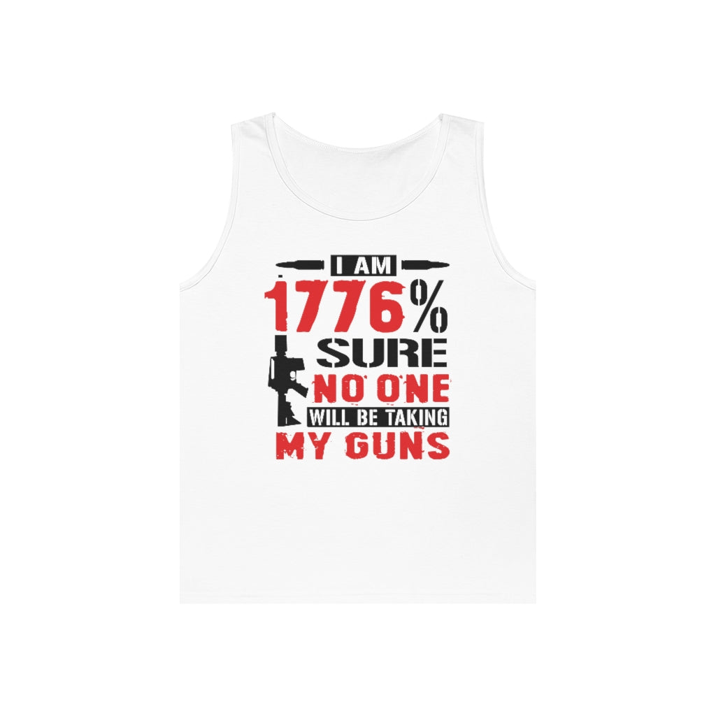 I Am 1776% Sure | Men's Heavy Cotton Tank Top - Rise of The New Media
