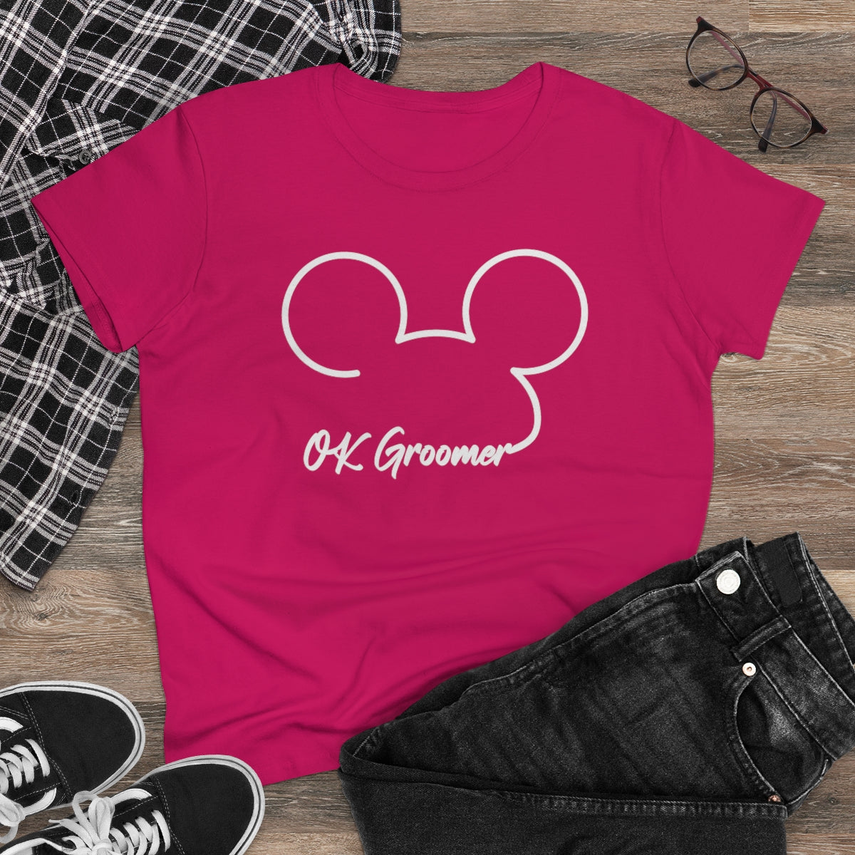 OK Groomer | Women's Tee - Rise of The New Media