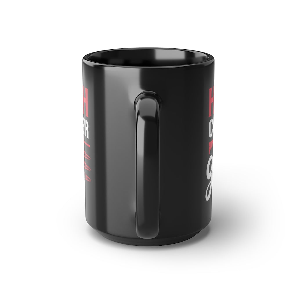 High Caliber Girl | 15oz Black Mug - Rise of The New Media
