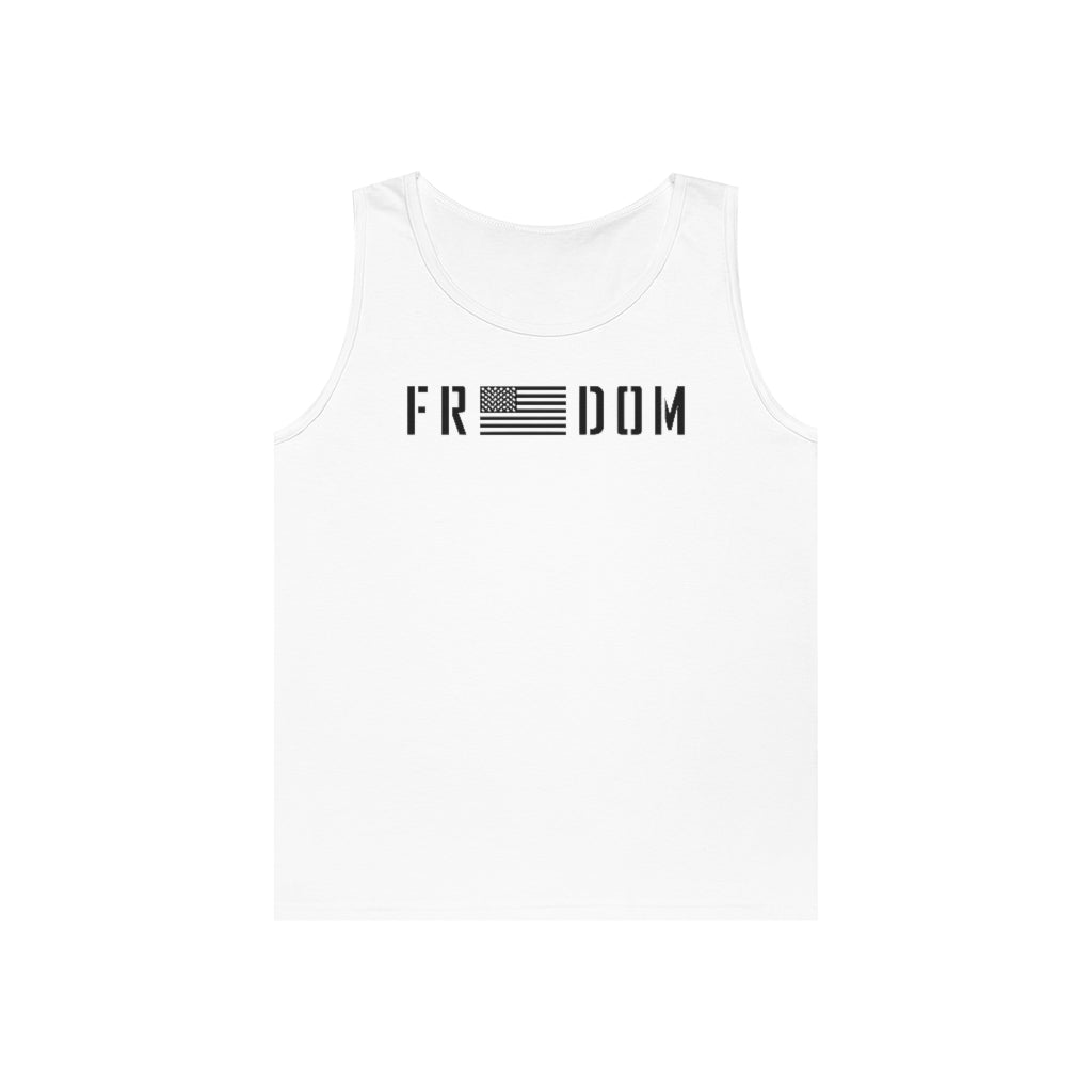 Freedom USA | Men's Heavy Cotton Tank Top - Rise of The New Media