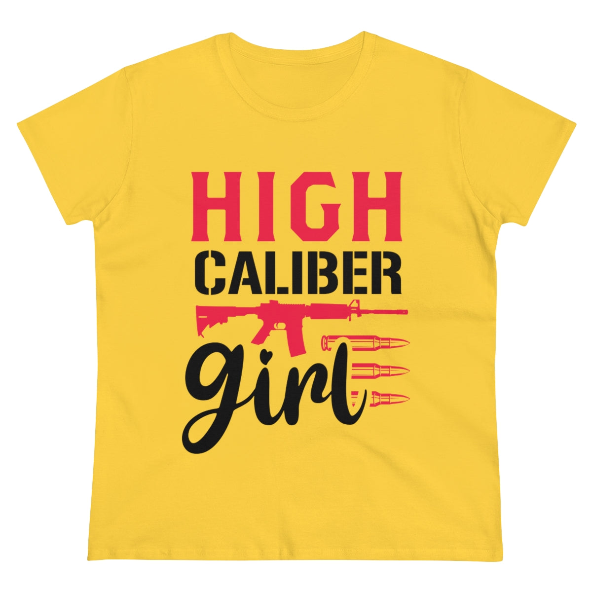 High Caliber Girl | Women's Tee - Rise of The New Media
