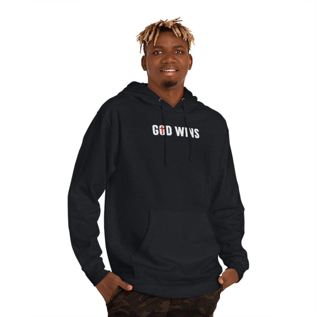 God Wins | Unisex Hooded Sweatshirt - Rise of The New Media