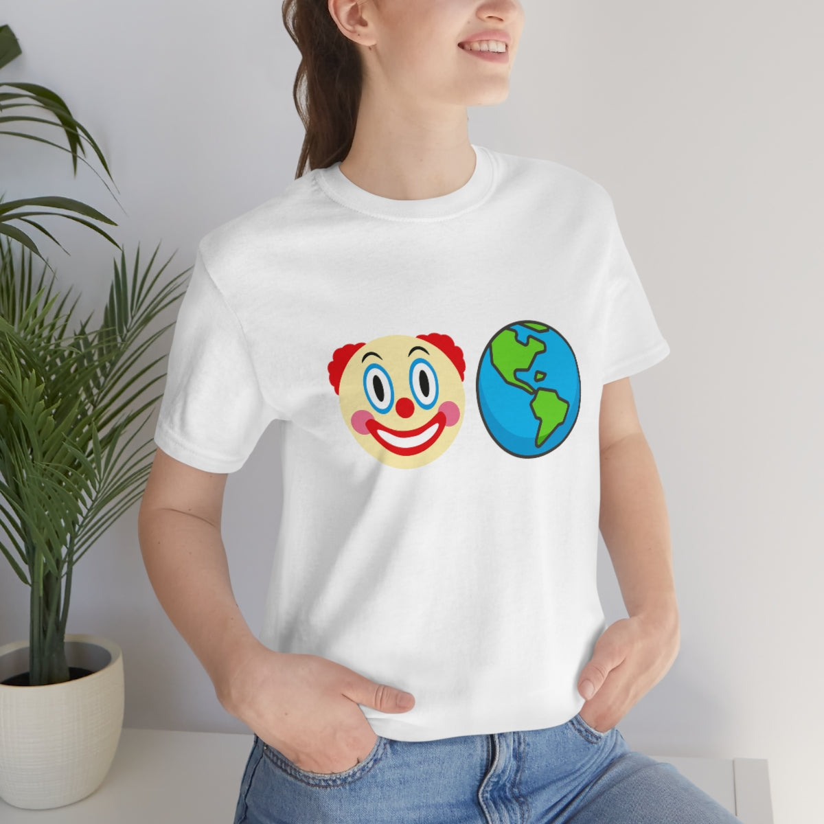 Clown World | Mens/Unisex Short Sleeve T-Shirt - Rise of The New Media
