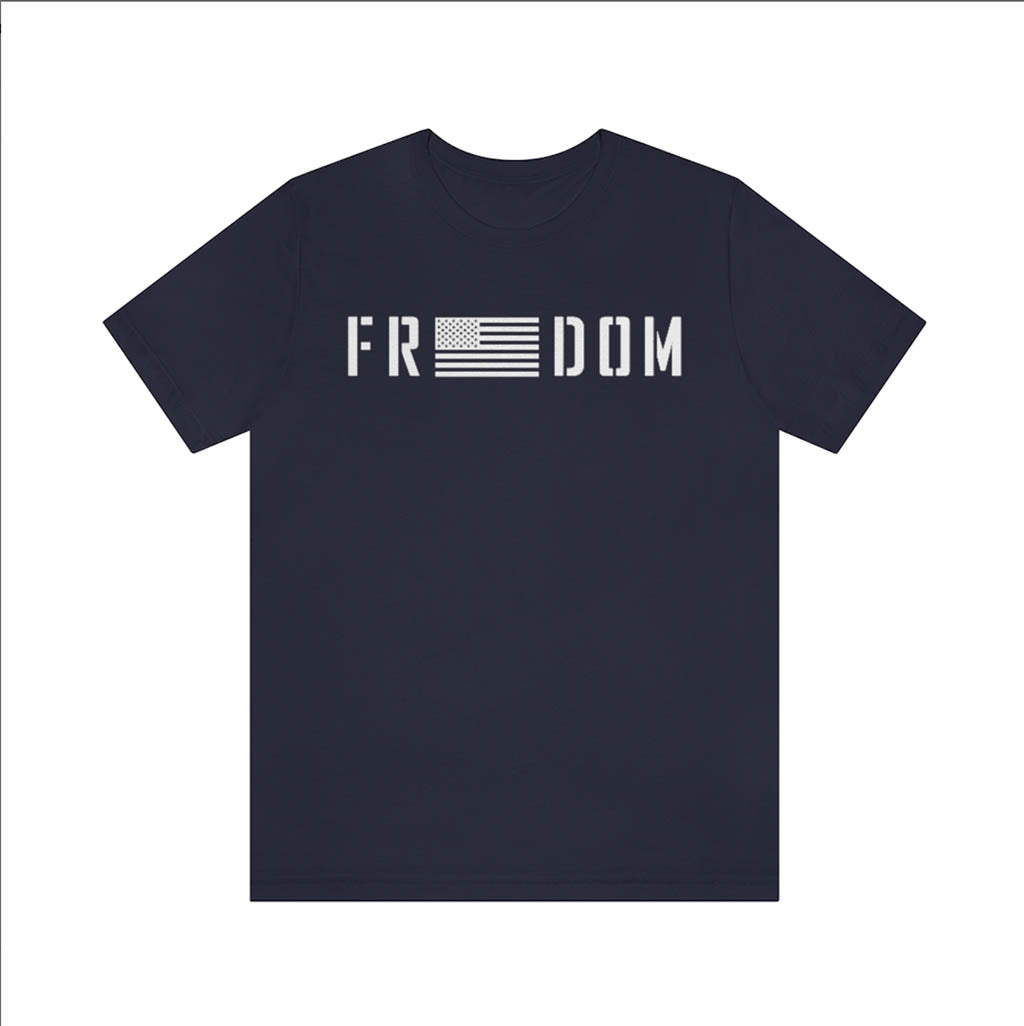 Freedom USA | Mens/Unisex Short Sleeve T-Shirt - Rise of The New Media