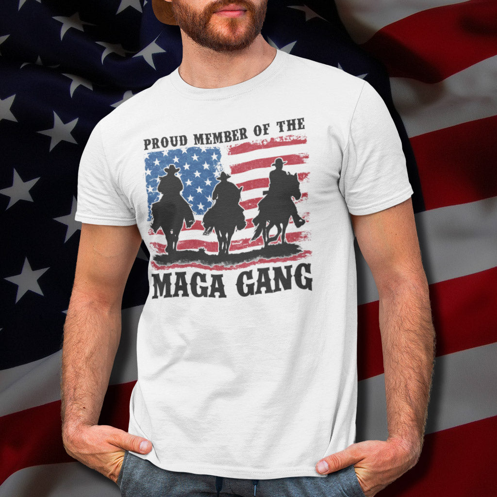 MAGA Gang | Mens/Unisex Short Sleeve T-Shirt - Rise of The New Media