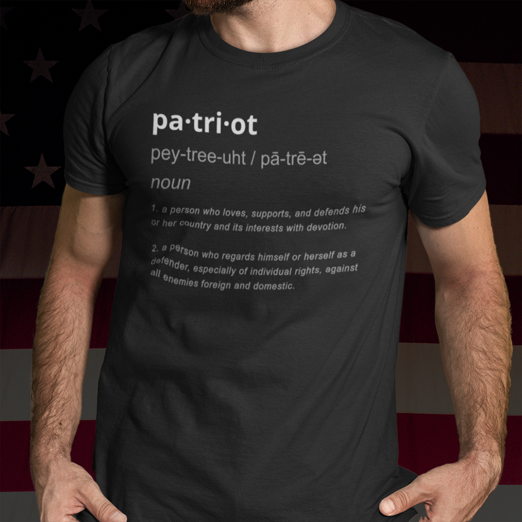 Patriot Definition | Unisex Short Sleeve T-Shirt - Rise of The New Media