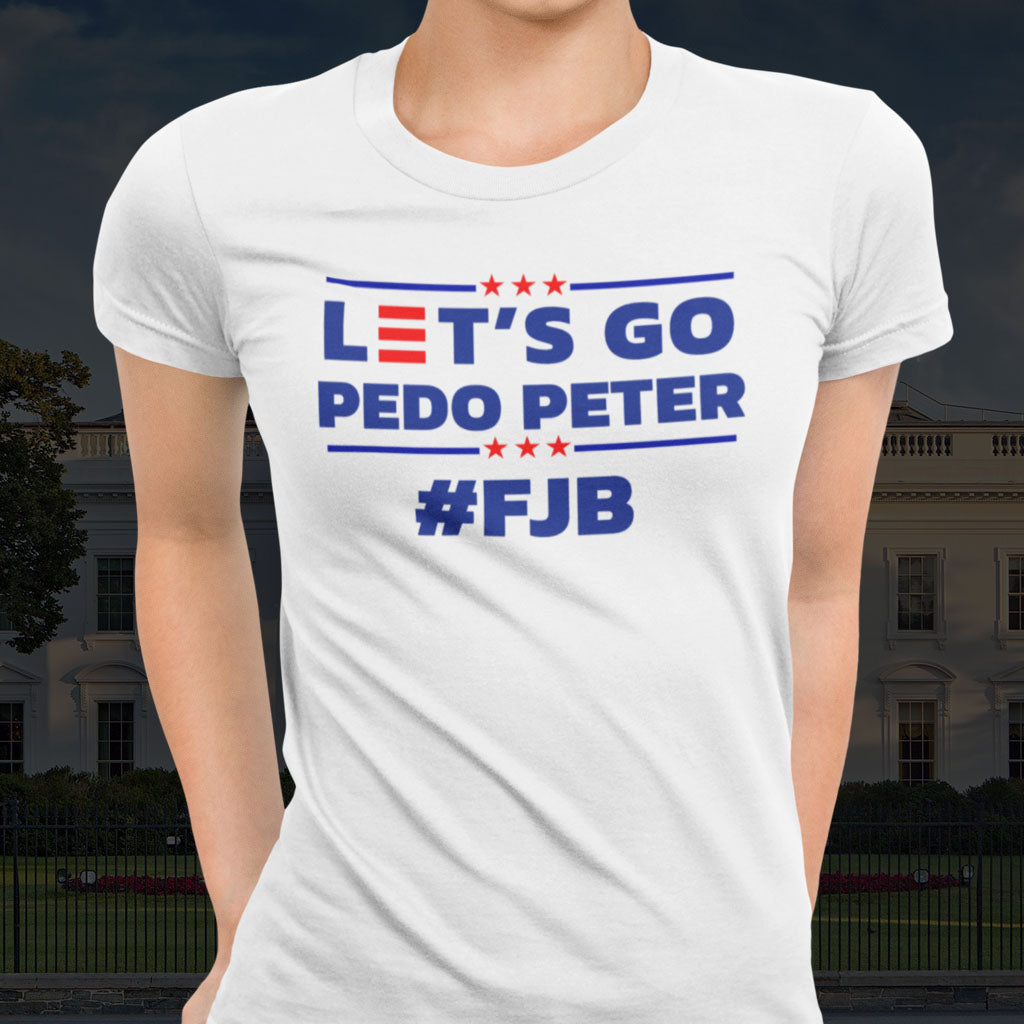 Let's Go Pedo Peter | Mens/Unisex Short Sleeve T-Shirt - Rise of The New Media