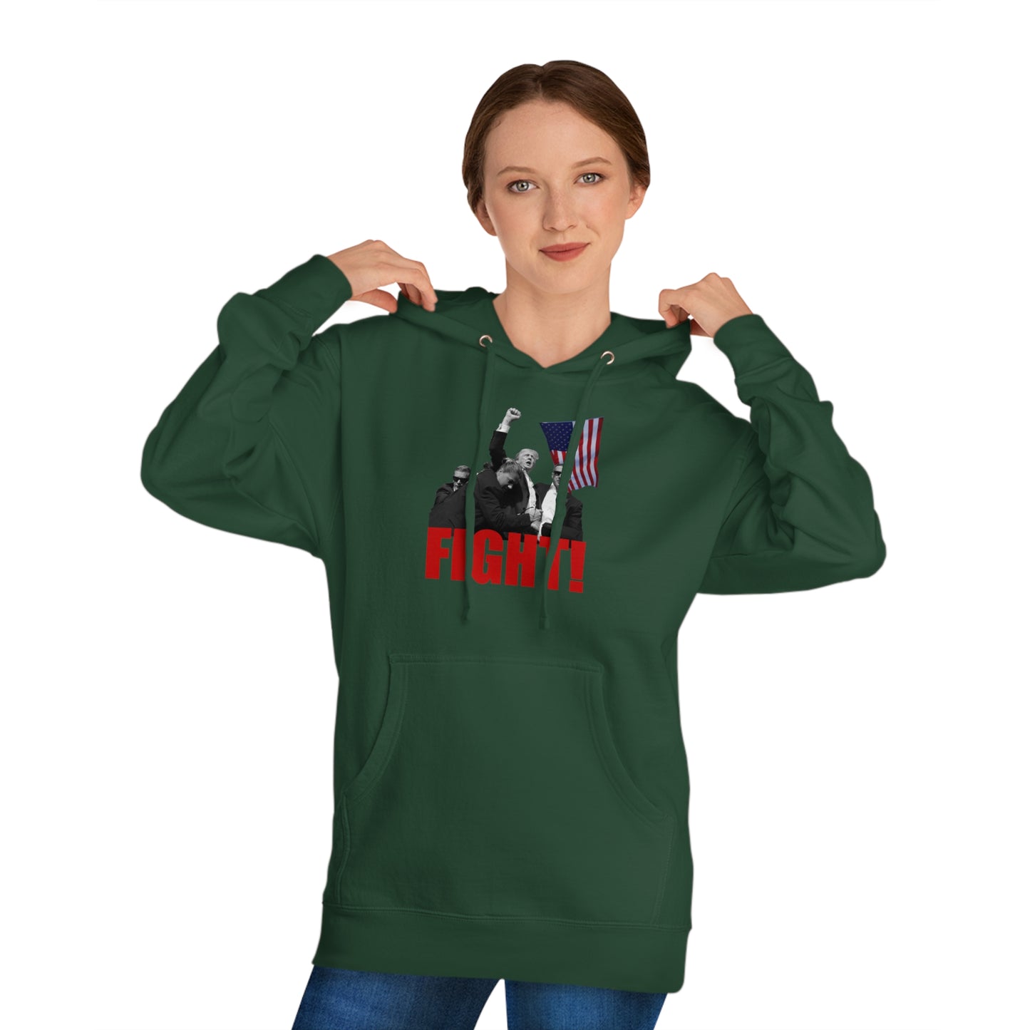 Trump Fight! | Unisex Hooded Sweatshirt