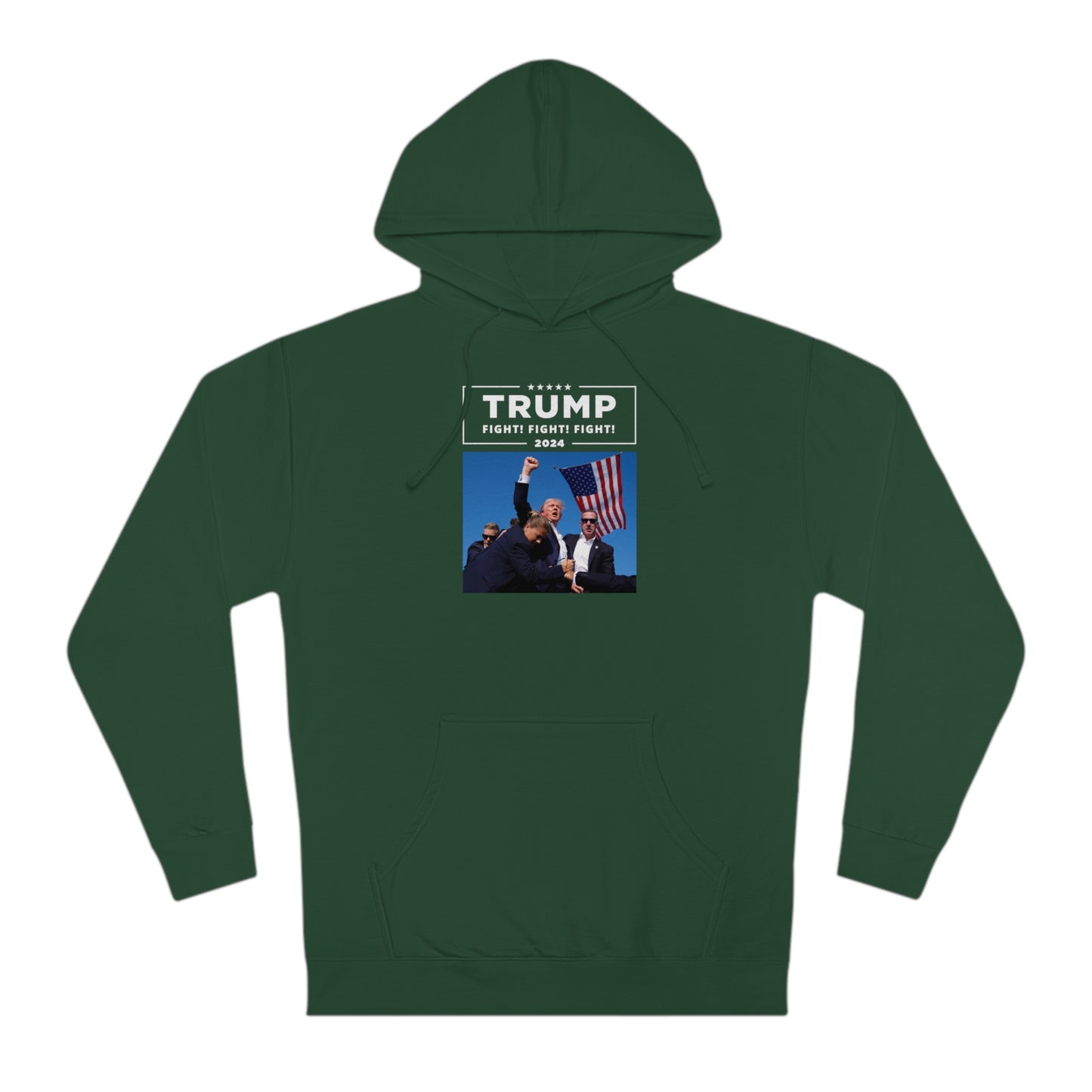 Trump 2024 Fight! Fight! Fight! | Unisex Hooded Sweatshirt