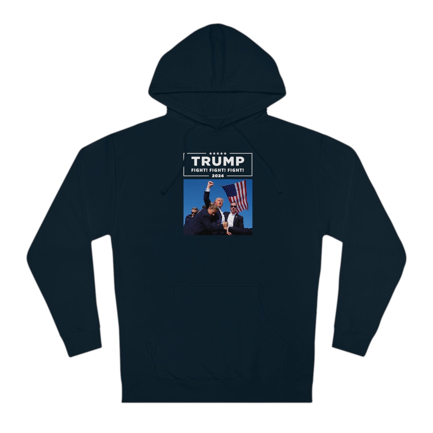 Trump 2024 Fight! Fight! Fight! | Unisex Hooded Sweatshirt