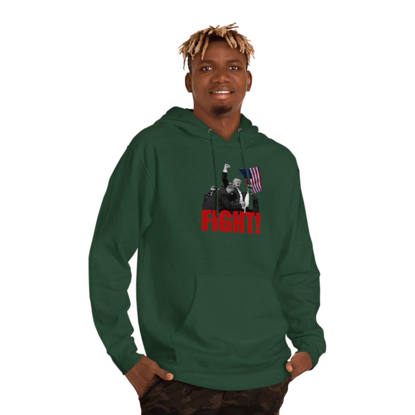 Trump Fight! | Unisex Hooded Sweatshirt