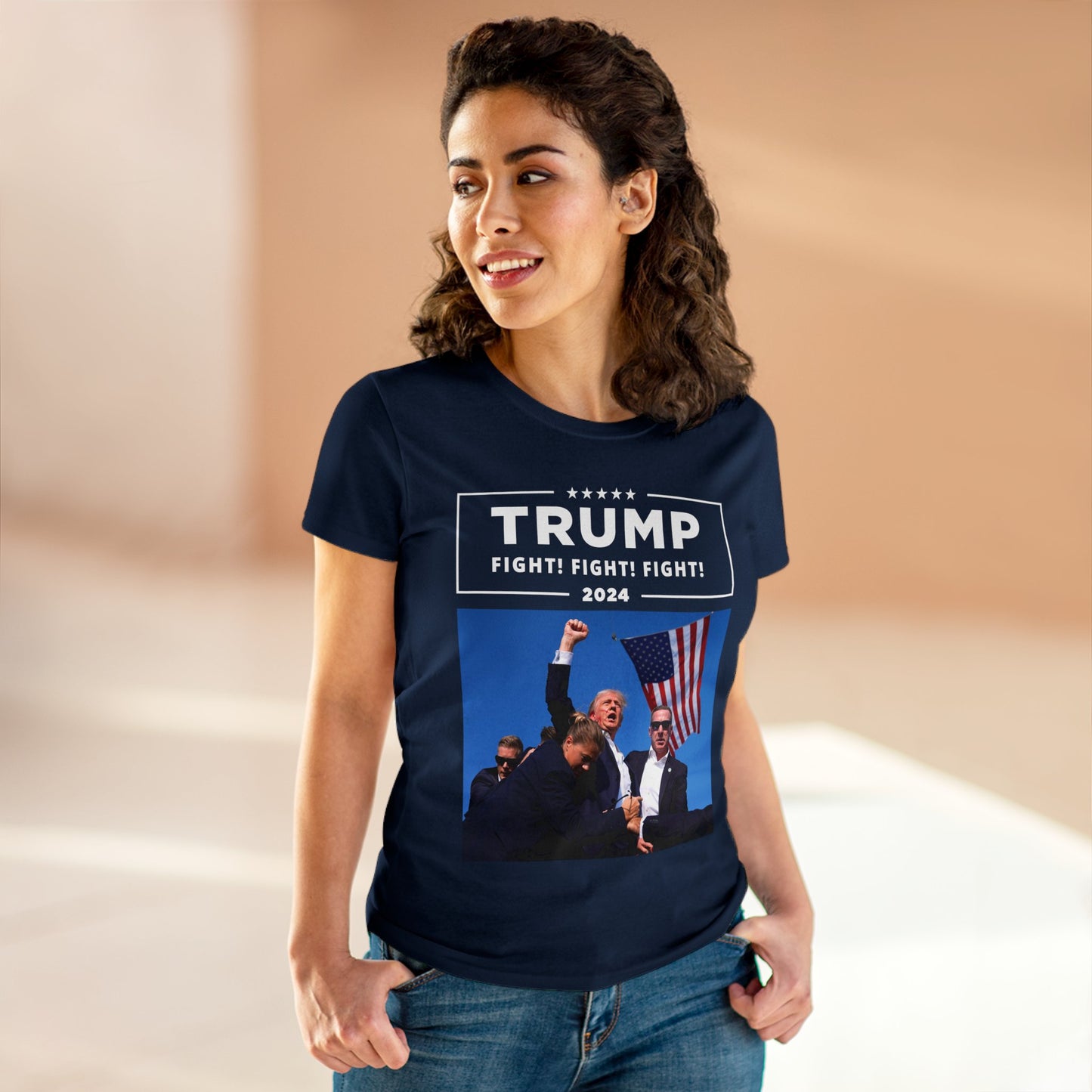 Trump 2024 Fight! Fight! Fight! | Women's Tee