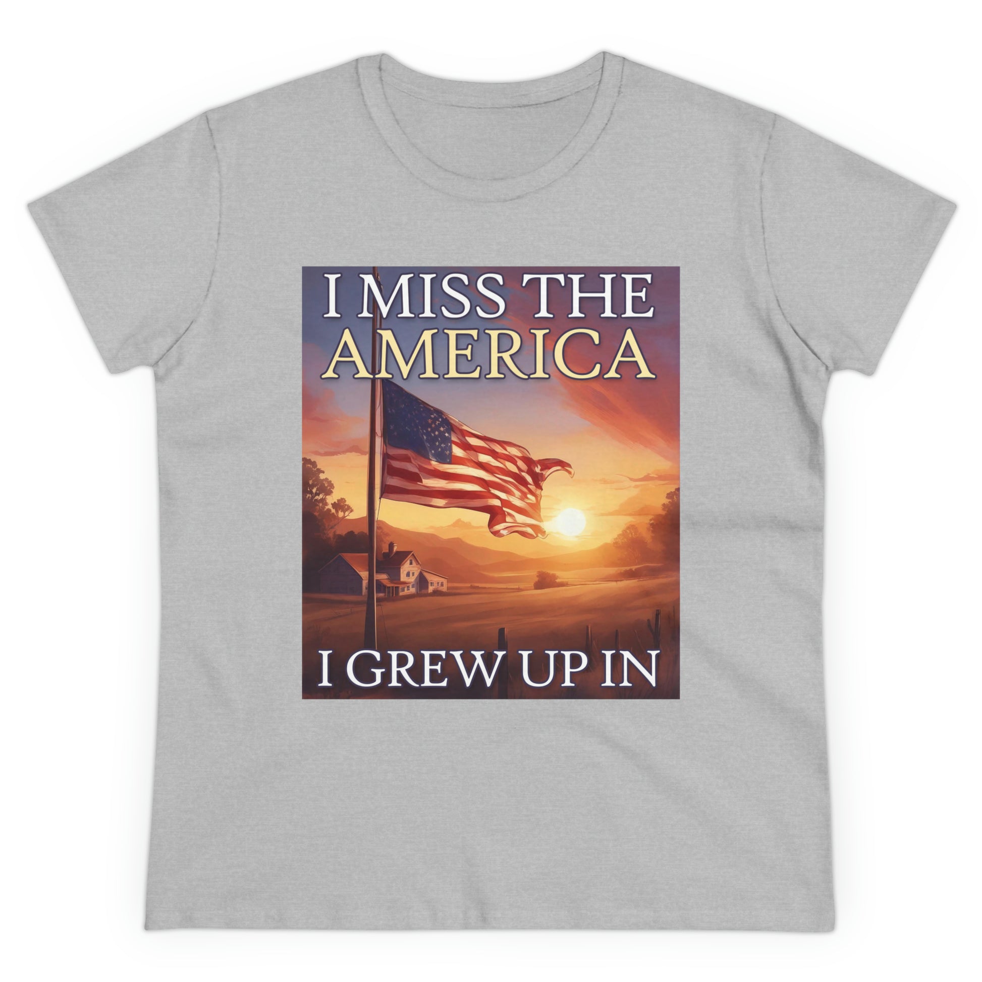 I Miss The America I Grew Up In | Women's Tee - Rise of The New Media
