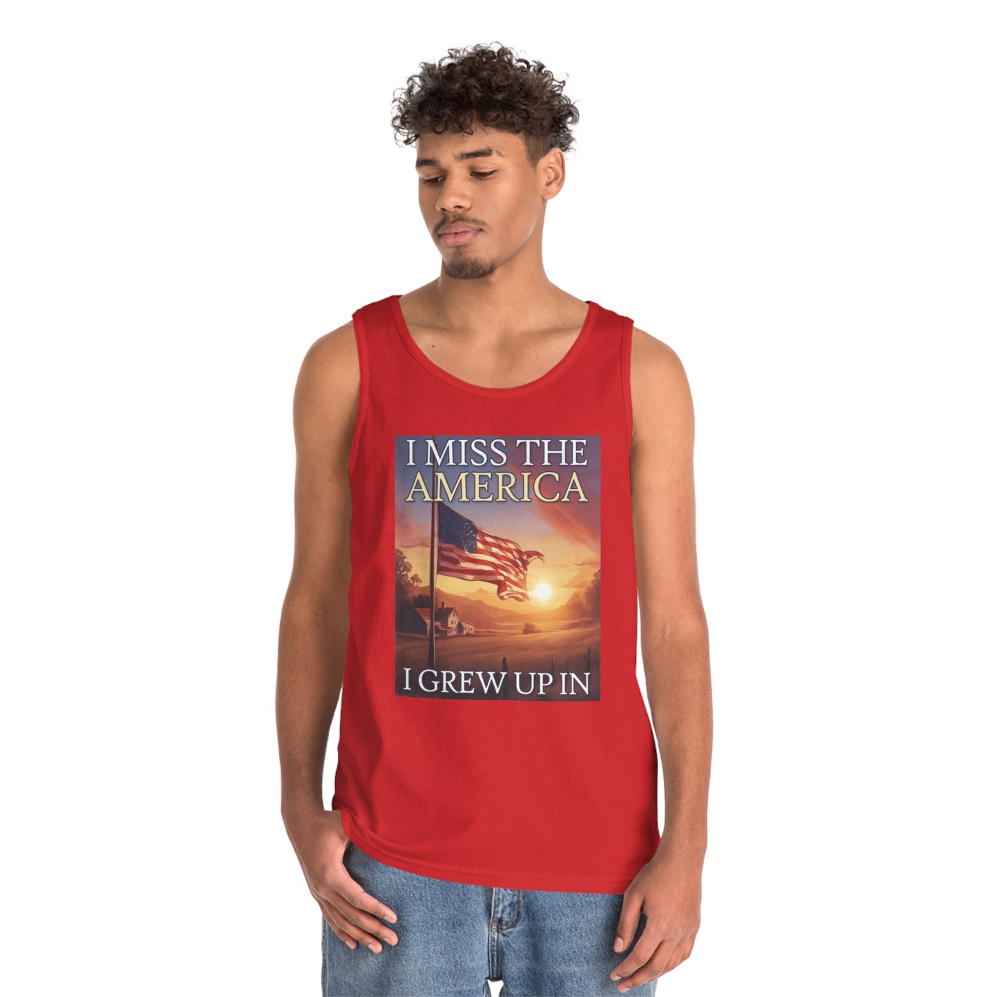 I Miss The America I Grew Up In | Men's Heavy Cotton Tank Top