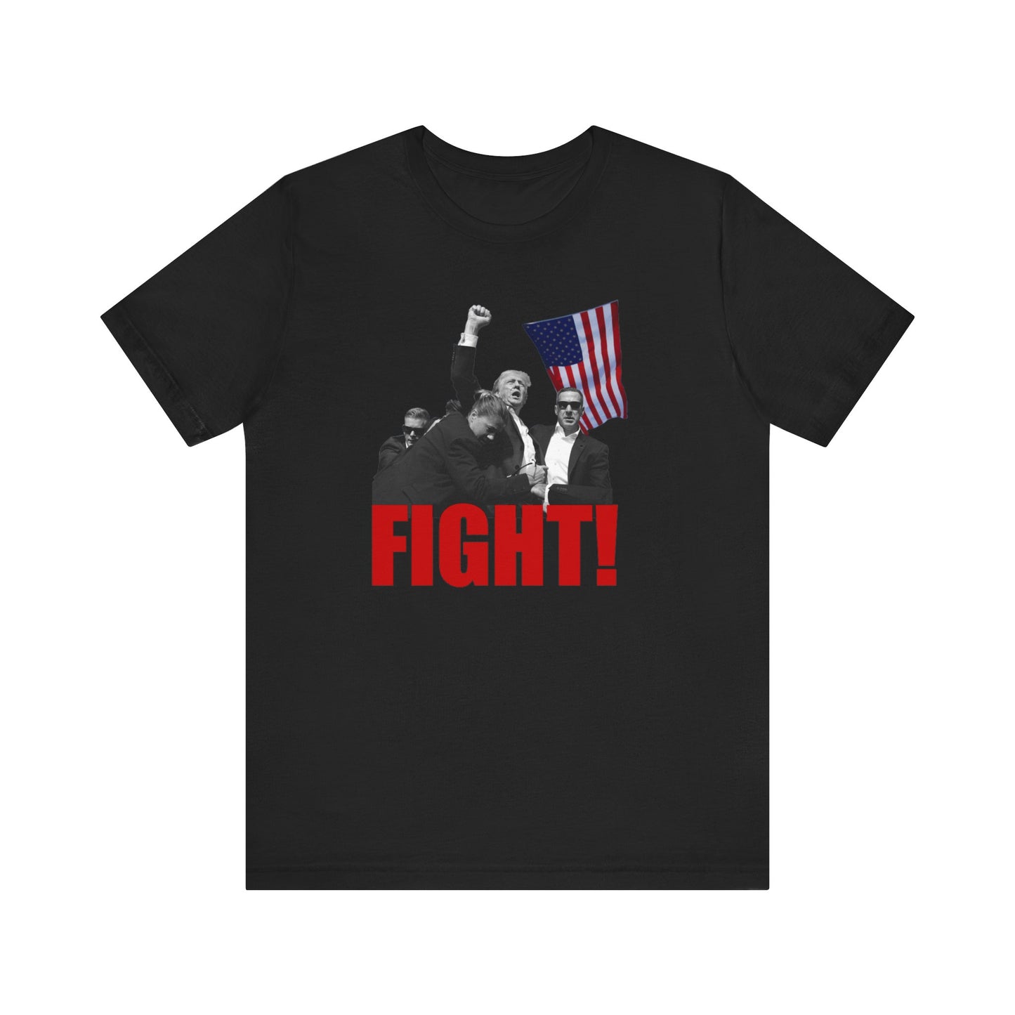 Trump Fight! | Mens/Unisex Short Sleeve T-Shirt