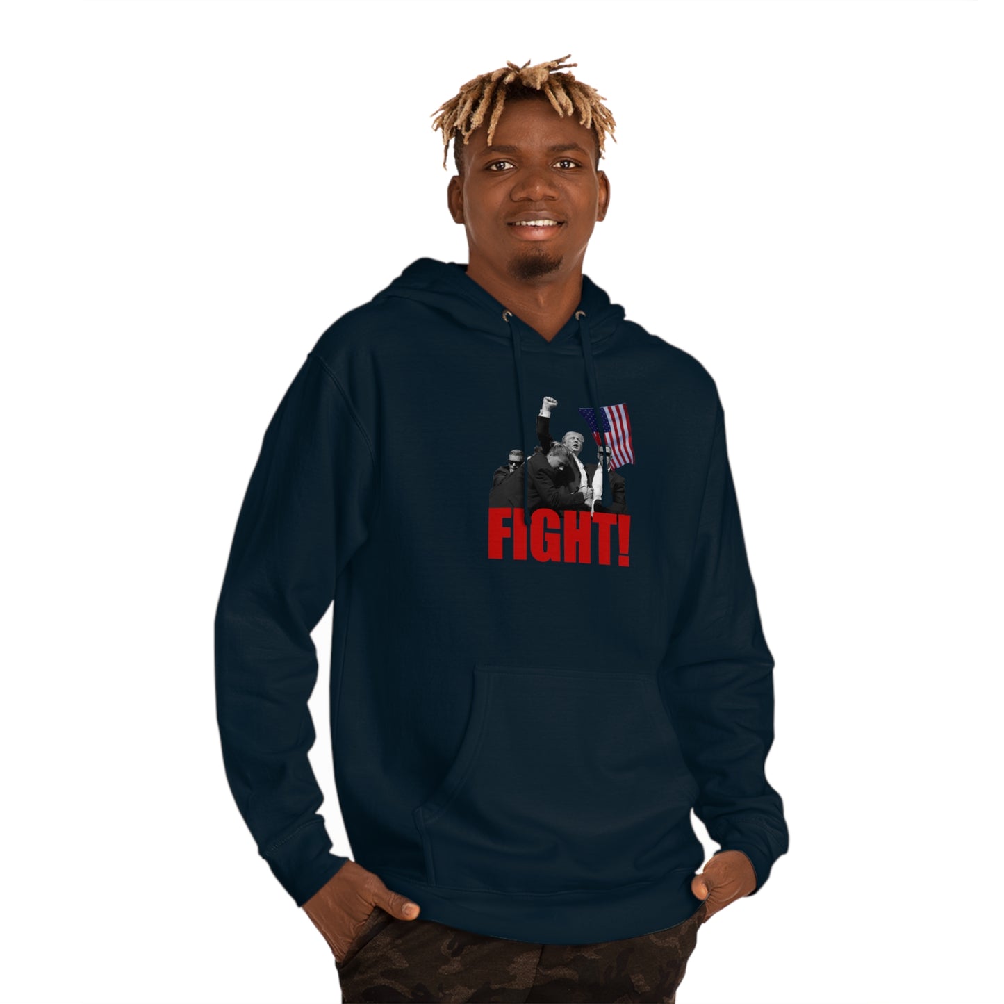 Trump Fight! | Unisex Hooded Sweatshirt