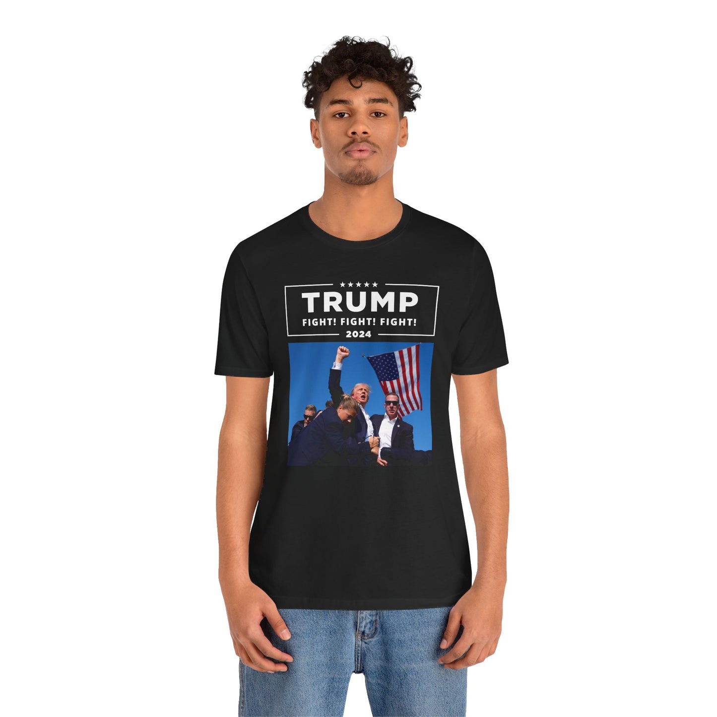 Trump 2024 Fight! Fight! Fight! | Mens/Unisex Short Sleeve T-Shirt