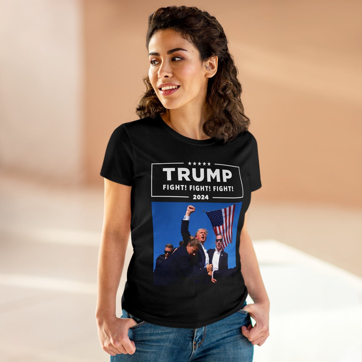 Trump 2024 Fight! Fight! Fight! | Women's Tee