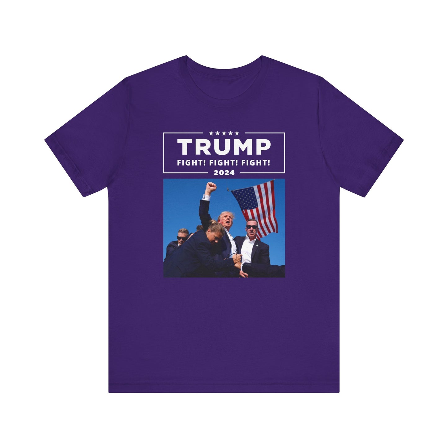 Trump 2024 Fight! Fight! Fight! | Mens/Unisex Short Sleeve T-Shirt