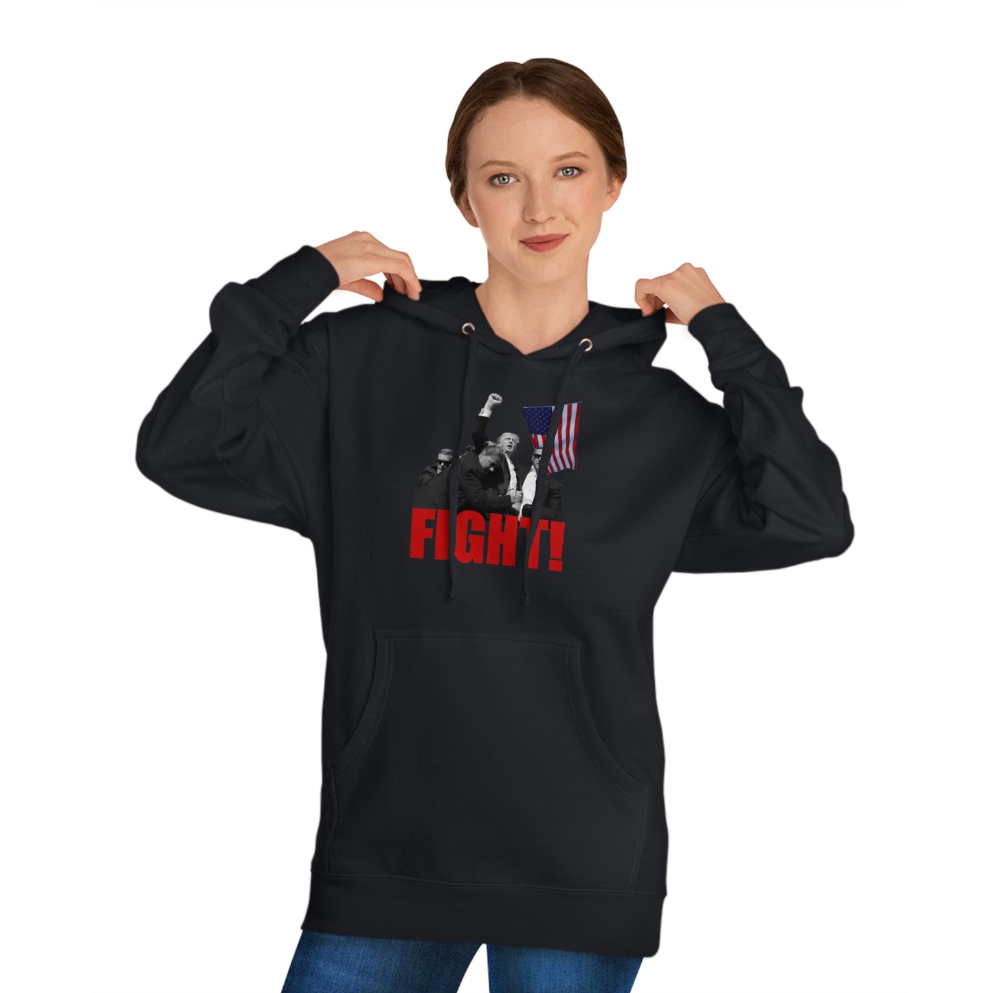 Trump Fight! | Unisex Hooded Sweatshirt