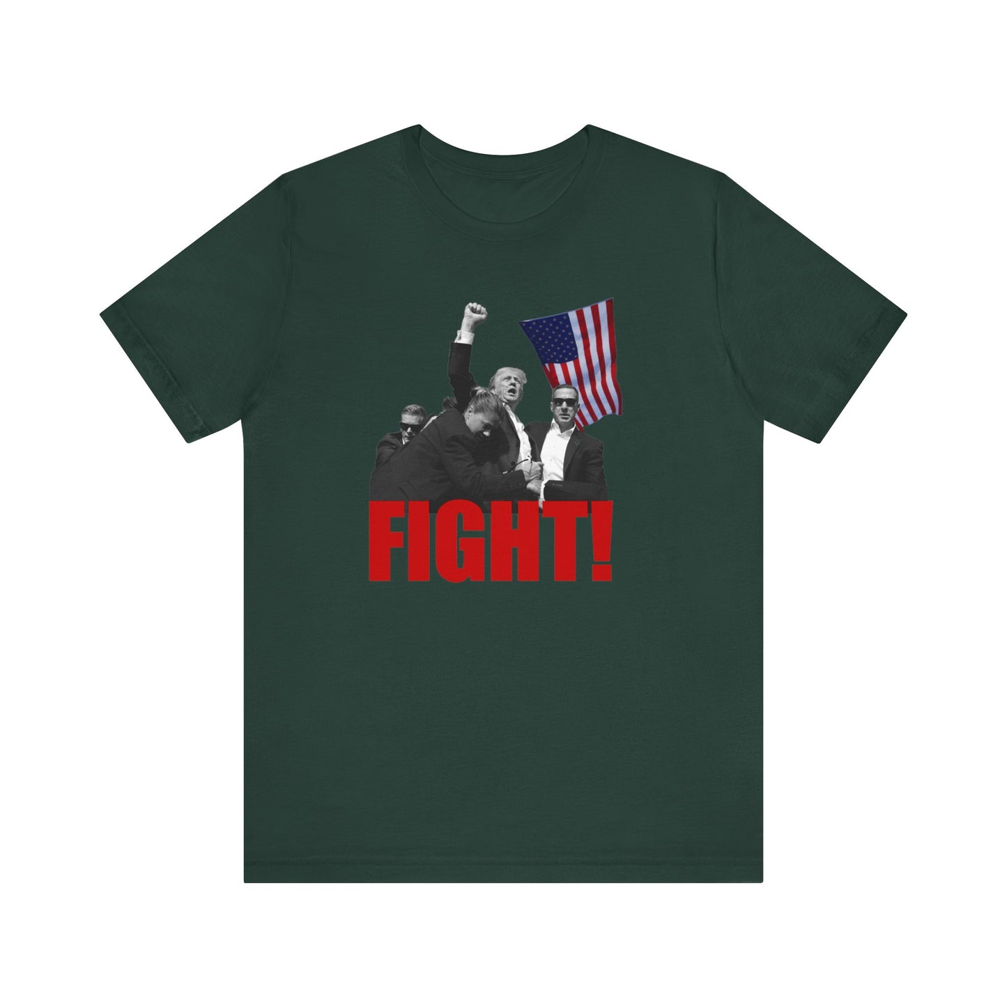 Trump Fight! | Mens/Unisex Short Sleeve T-Shirt