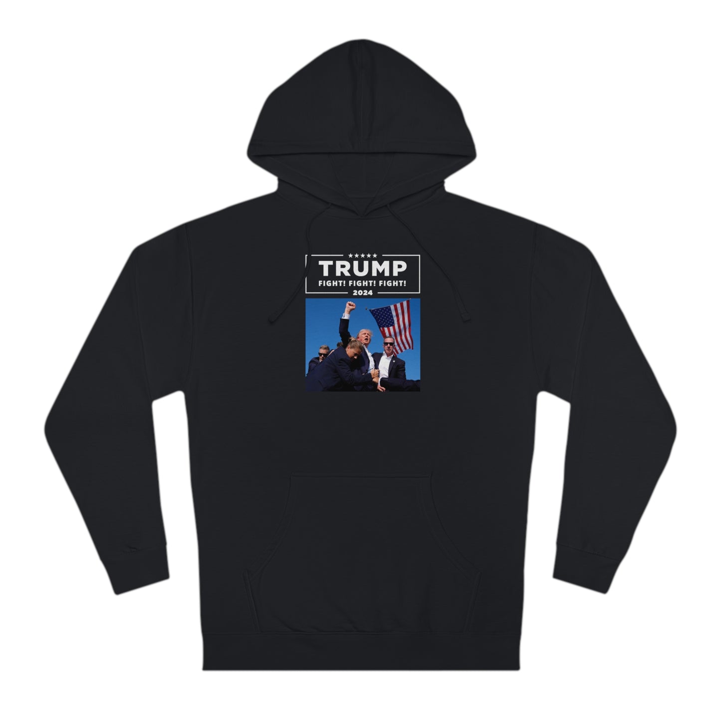 Trump 2024 Fight! Fight! Fight! | Unisex Hooded Sweatshirt