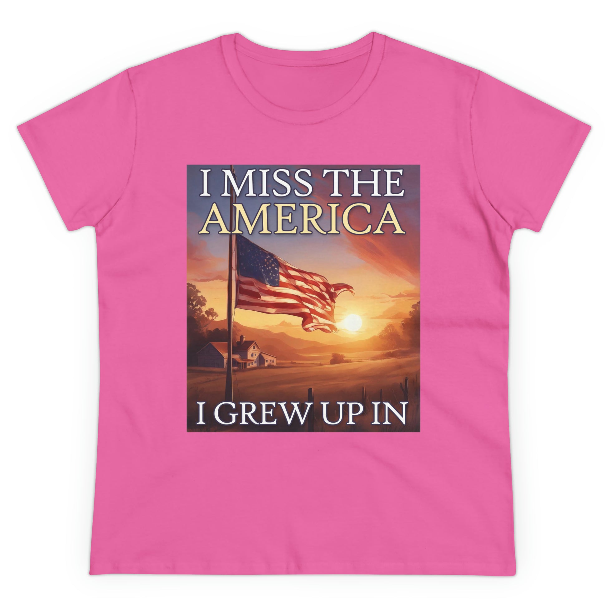 I Miss The America I Grew Up In | Women's Tee - Rise of The New Media