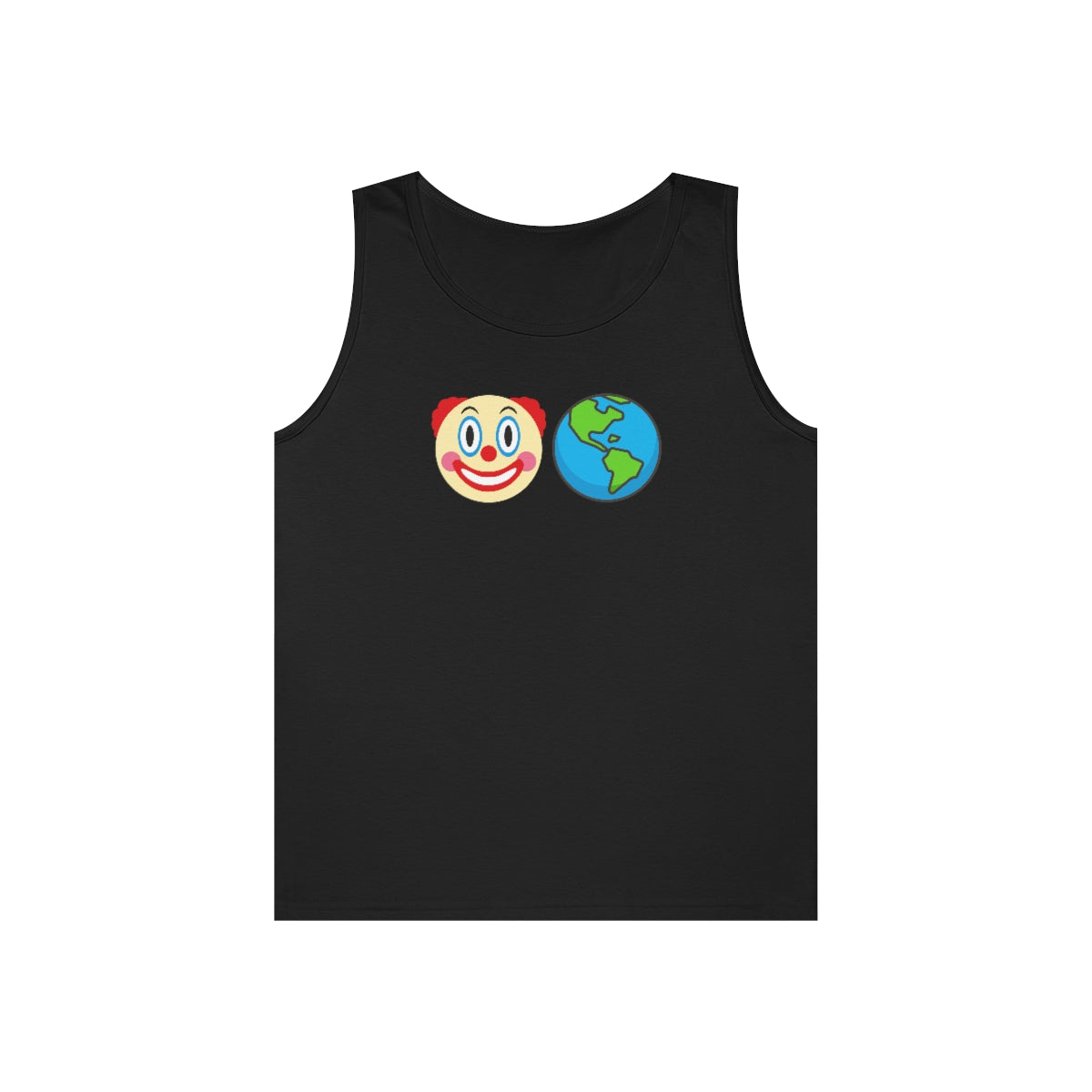 Clown World | Men's Heavy Cotton Tank Top - Rise of The New Media