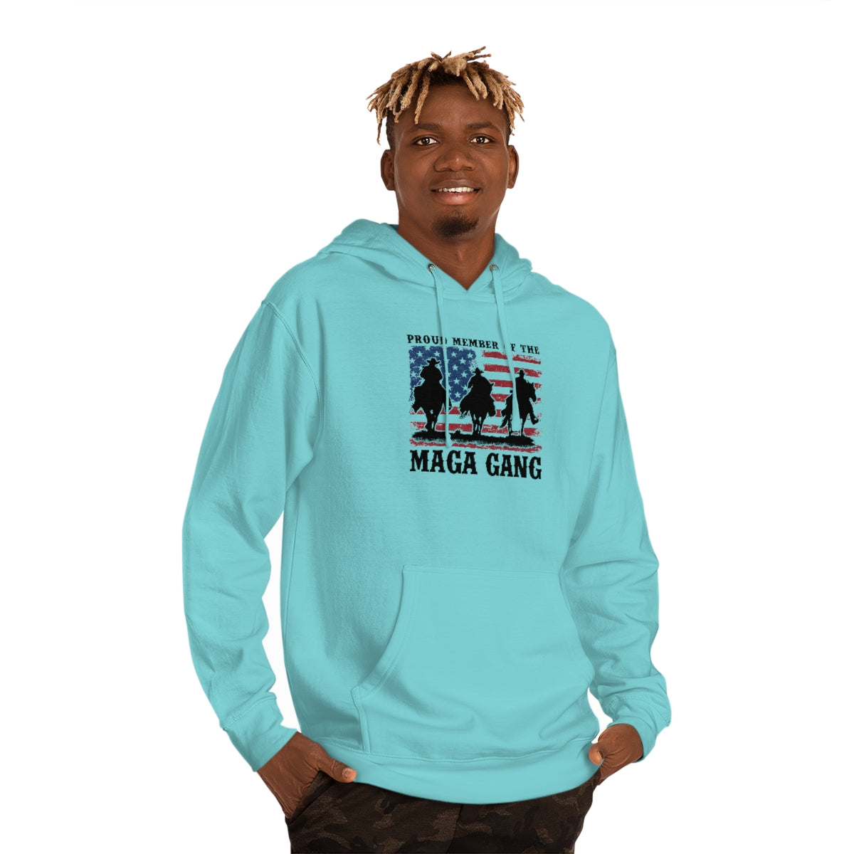 MAGA Gang | Unisex Hooded Sweatshirt - Rise of The New Media