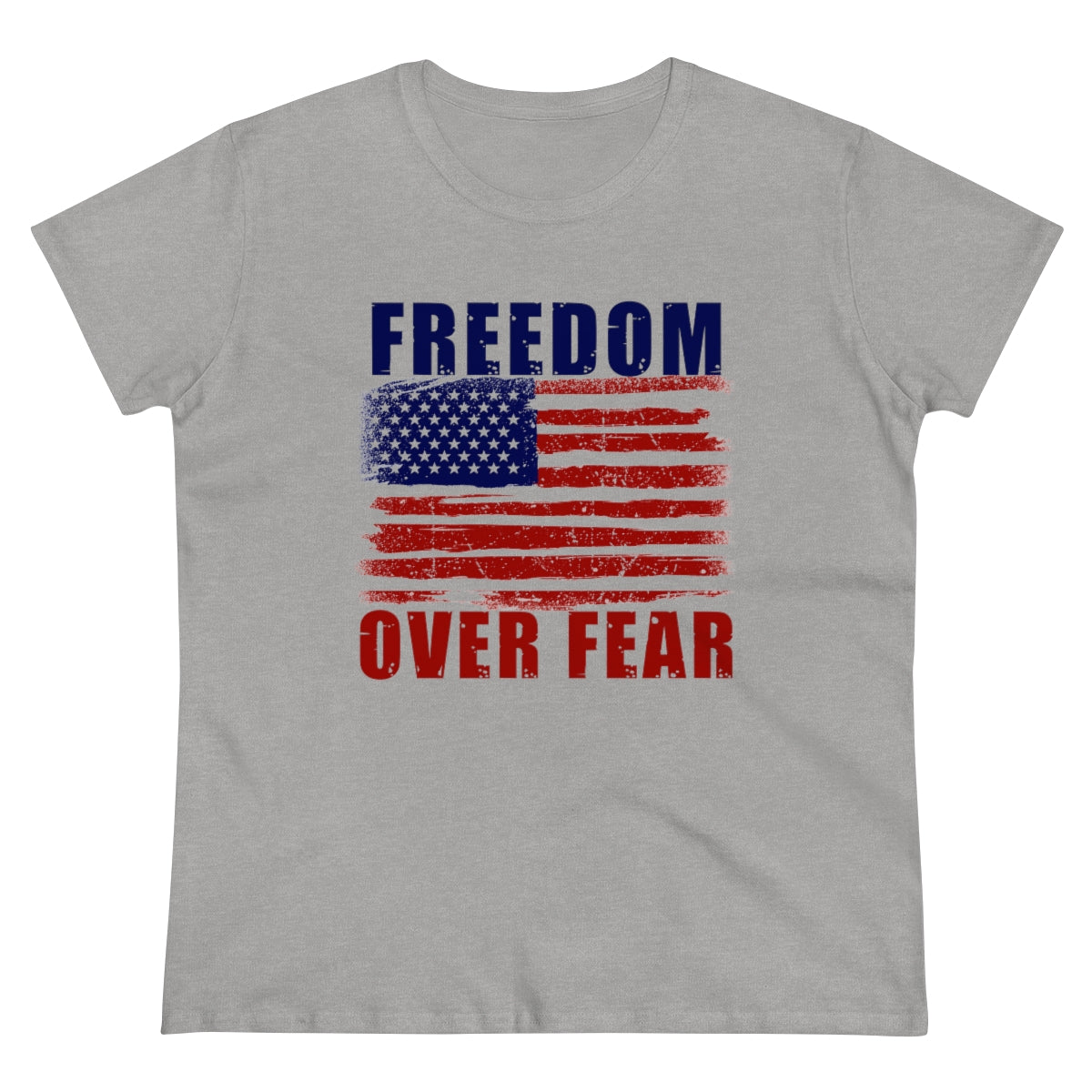 Freedom Over Fear | Women's Tee - Rise of The New Media