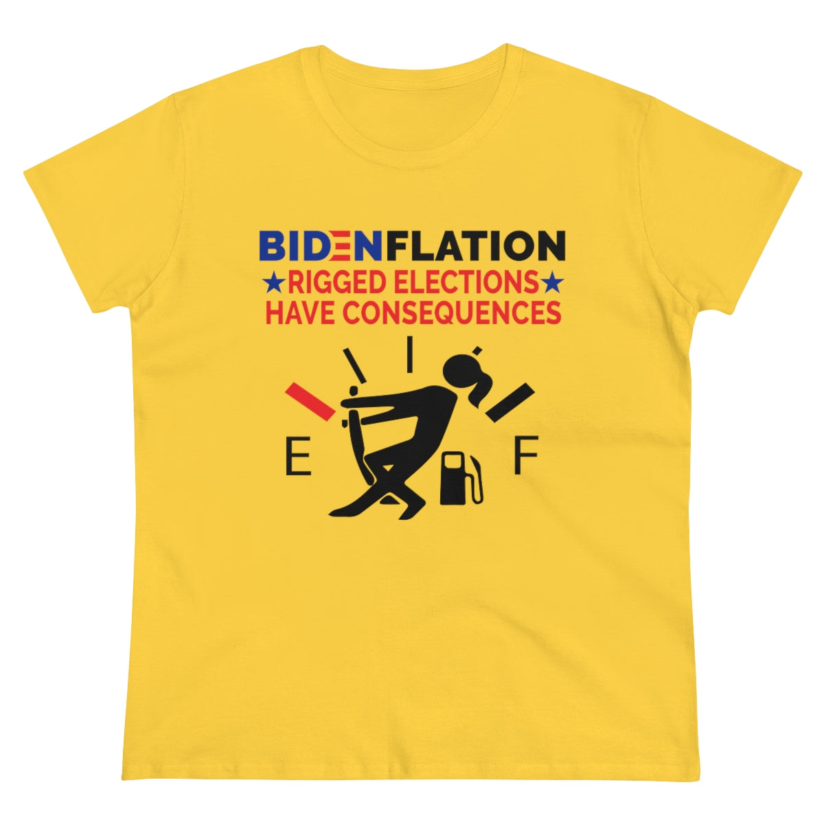 Bidenflation | Women's Tee - Rise of The New Media